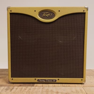 1996 Peavey Classic 50 4x10 Combo Made in USA Fender Bassman-Style All Tube  Amp w/Footswitch!