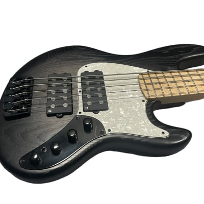 Sandberg TM2 (5-String), Matte Black Burst / Birdseye Maple *CUSTOM ORDER, IN STOCK! image 3