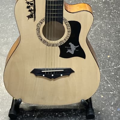 Dakesi Acoustic guitar 38 in cutaway  Natural image 2