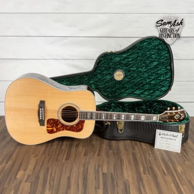 Guild USA D 55 Dreadnought Acoustic Guitar Natural #C240135 image 8