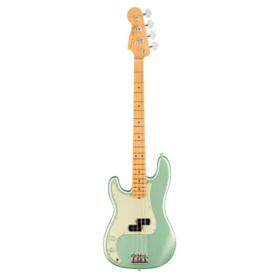 Used Fender American Professional II Precision Bass LH - Mystic Surf Green image 2