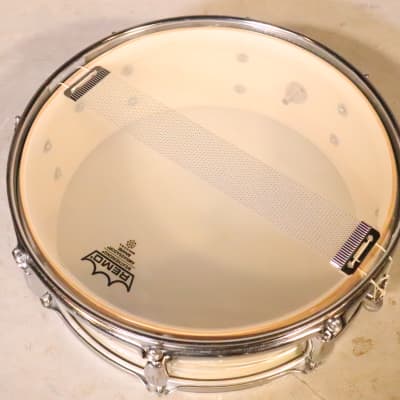 Camco 5x14 Tuxedo Snare Vintage 1960's White Marine Pearl image 15