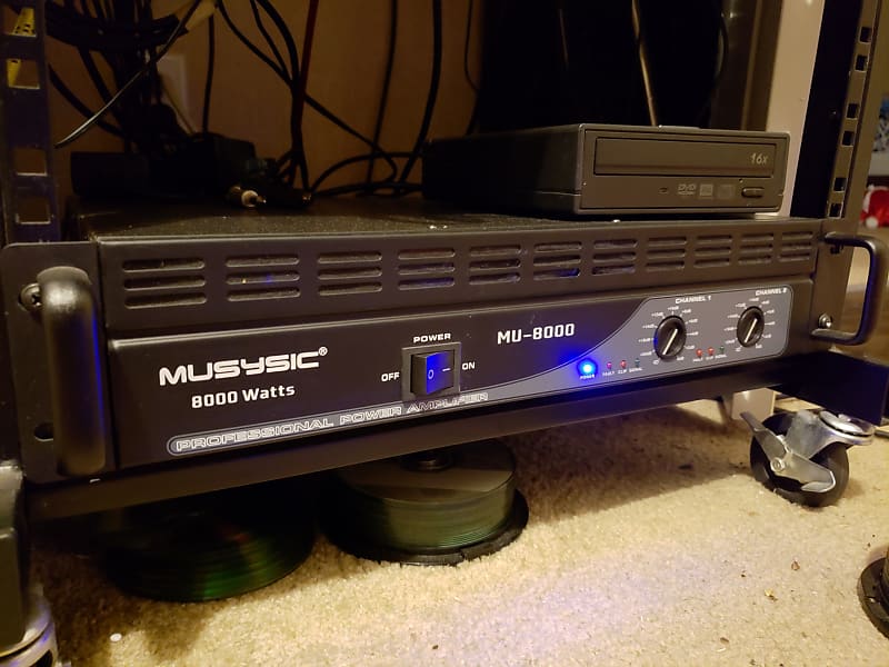 Musysic MU-8000 Professional 2 Channel 8000 Watts DJ or Band PA