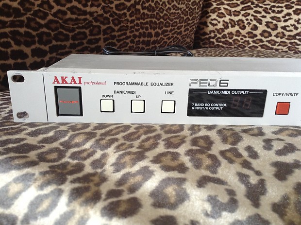 Akai PEQ6 6-channel digital programmable equalizer image 1