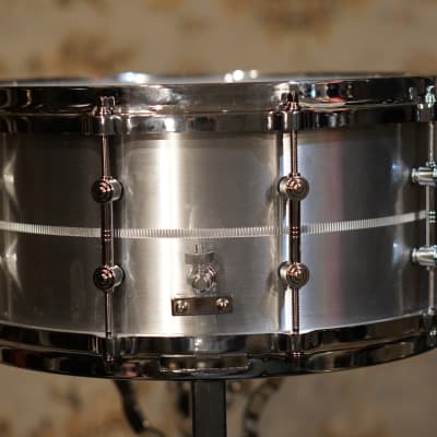 Gretsch 6.5x14" USA Custom Solid Aluminum Snare Drum - G4164SA image 5