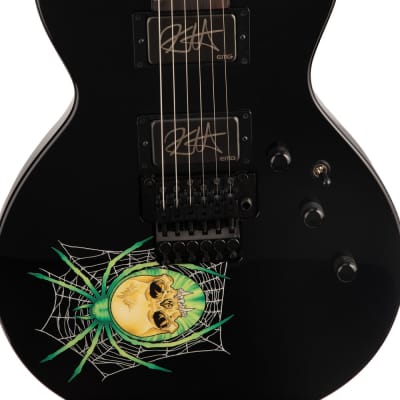 ESP 30th Anniversary KH-3 Spider Electric Guitar - Black With Spider Graphic image 8