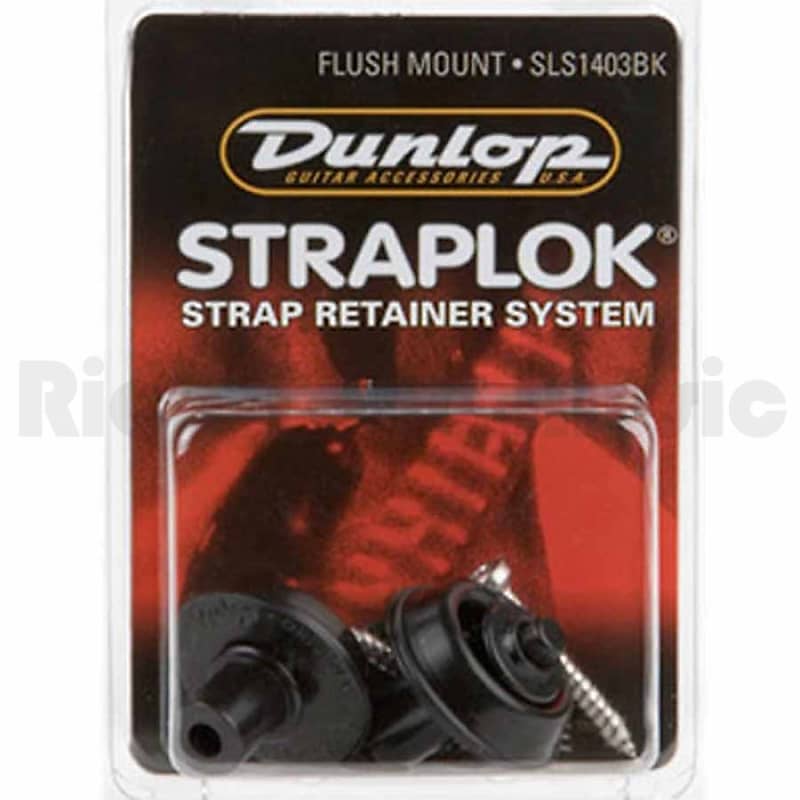 STRAPLOK® STRAP RETAINERS FLUSH MOUNT - BLACK OXIDE - Dunlop