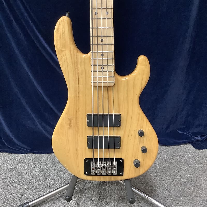 1995 G&L L-5500 5-String Bass Natural | Reverb