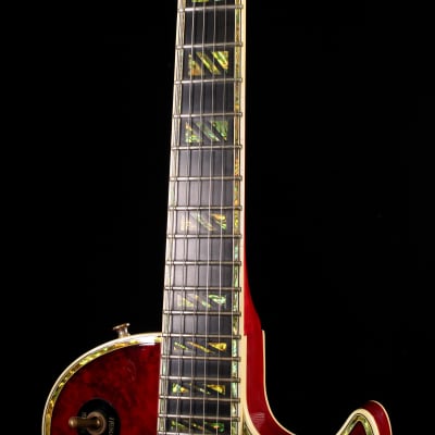 Edwards by ESP E-LP-117 CTM Transparent Red Quilt Top | Reverb