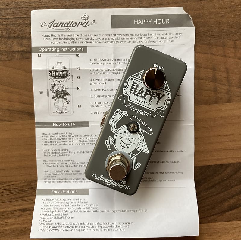 Landlord looper pedal on sale