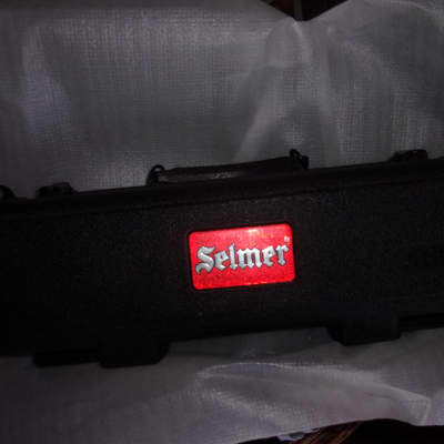 Selmer Flute Case only with blue lining NO Flute or shoulder strap is included. Black hard shell image 1