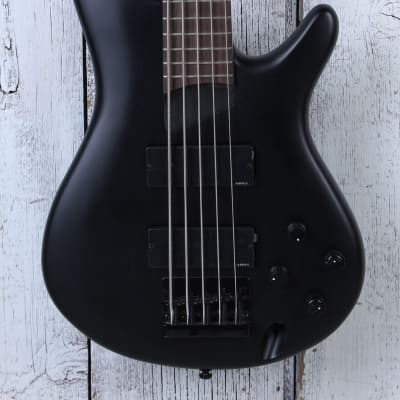 Ibanez K5 Fieldy Signature 5 String Electric Bass Guitar Black Flat Finish image 1