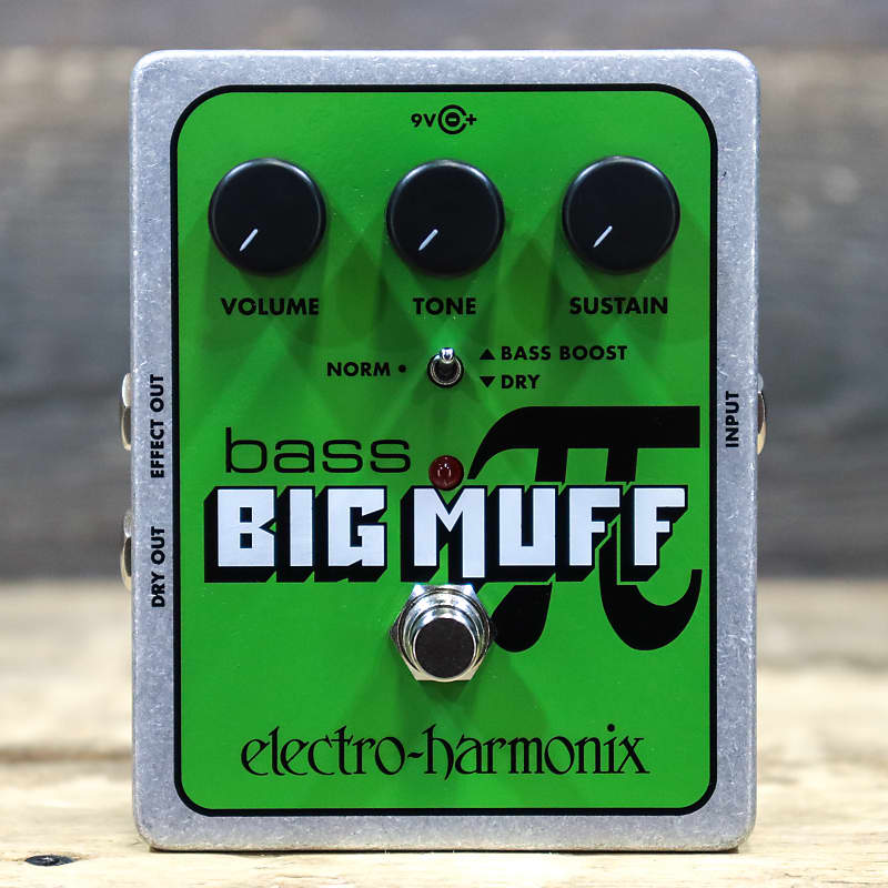 Electro-Harmonix Bass Big Muff Pi Fuzz / Distortion / Sustainer Bass Effect  Pedal