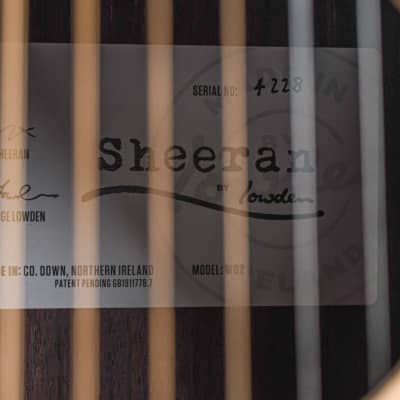 Sheeran W02 Rosewood Sitka Spruce image 12