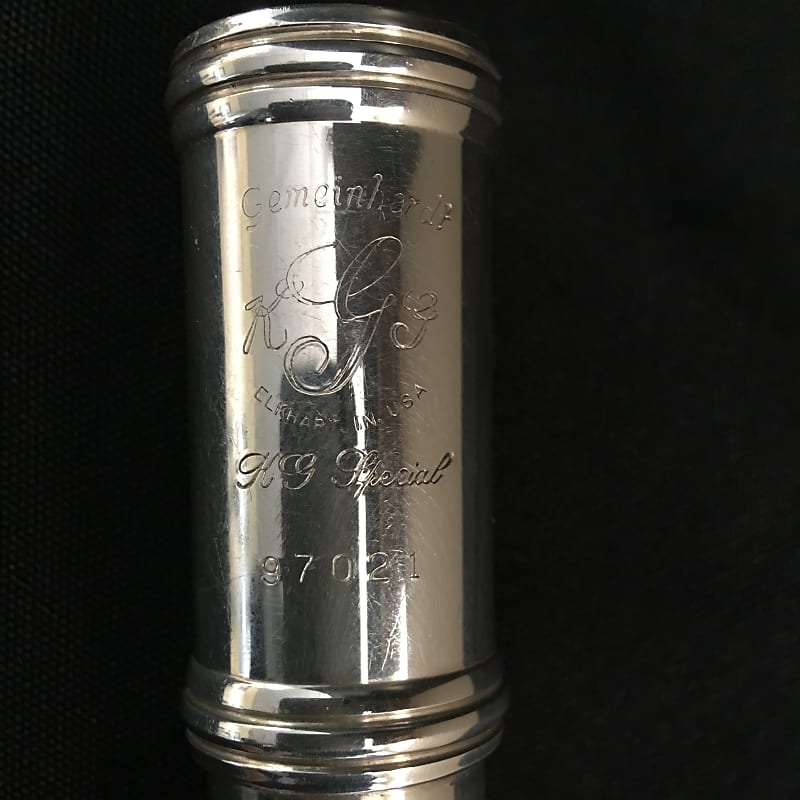 Gemeinhardt kg special clearance solid silver flute