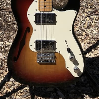 Fender Telecaster thinline 1974 - Sunburst image 4