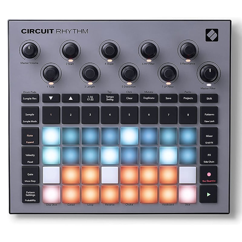 Novation Circuit Rhythm Groovebox with Standalone Sampler and Groove Production Workstation image 1