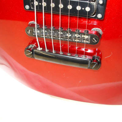 Washburn WG-587 7-String Electric Guitar, Red Metallic image 4