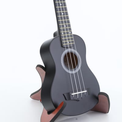 Soprano ukulele with Arrow PB10 BK Soprano Black *SET* accessory kit. image 3