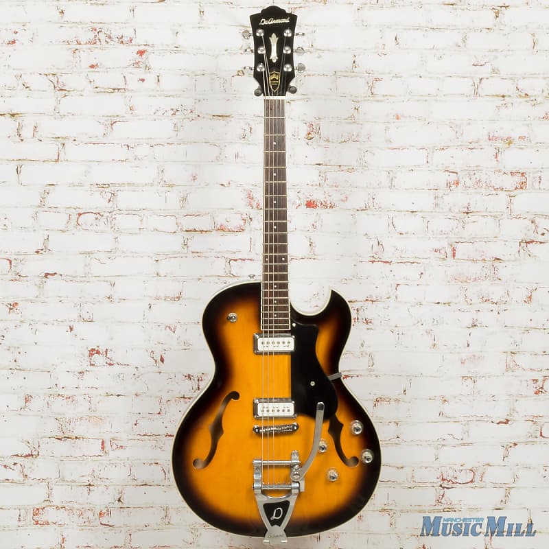 90s DeArmond By Guild Starfire Special Sunburst w/OHSC (USED