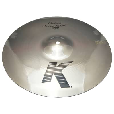 Zildjian 14" K Custom Series Session Hi Hat Bottom Medium Thin Drumset Cast Bronze Cymbal with Low Pitch and Dark Sound K0995 image 1