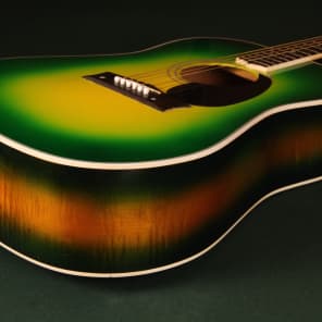 Vintage 1960's Grammer G58 Custom Rare Greenburst w/ HSC image 1