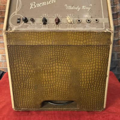 Magnatone 1x12" 18W Bronson Melody King (Model B 152 5U) Late ‘40s/Early ‘50s Croc Brown-Just Serviced! image 6