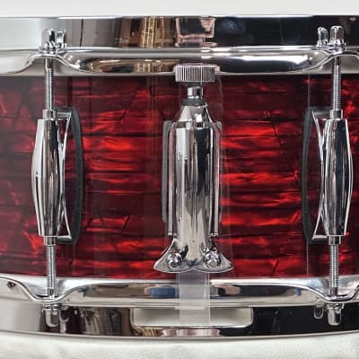 Gretsch 24/12/14/16/5.5x14" Brooklyn Drum Set - Red Oyster Pearl image 12