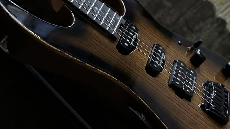 ESP USA M-III 2 GT - Zebrawood - See Thru Black Sunburst
