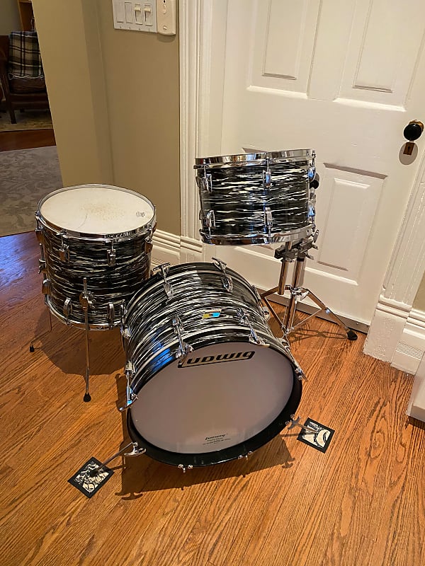 Ludwig Black Oyster Pearl Jazz Kit Reverb