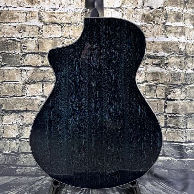 Breedlove ECO Collection Rainforest S Concert Midnight Blue CE African Mahogany image 4