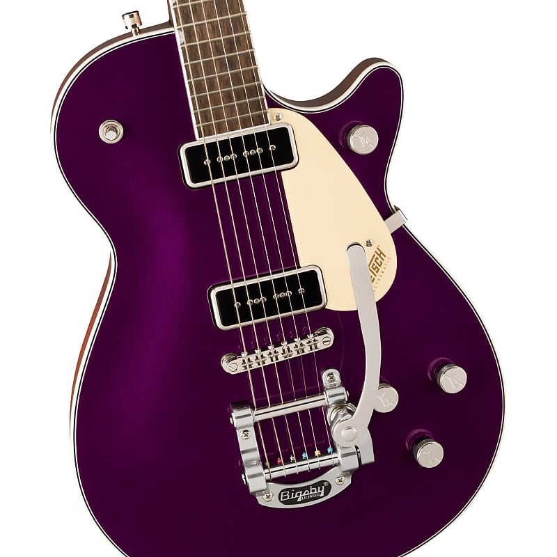 Gretsch G5210T-P90 Electromatic Jet Two 90 Single-Cut with Bigsby - Amethyst image 1
