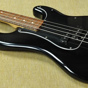 1983 Fender Japan Squier SQ Precision Bass - Black image 4