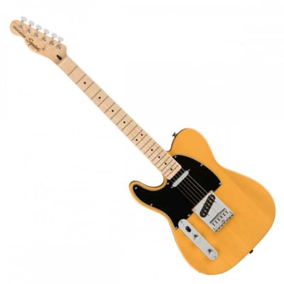 Squier Affinity Series Left-Handed Telecaster, Maple Fingerboard, Butterscotch Blonde image 1