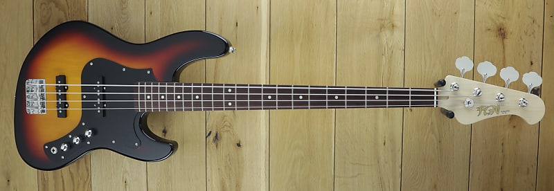 FGN Boundary Mighty Jazz 4 String Bass 3 Tone Sunburst L210687