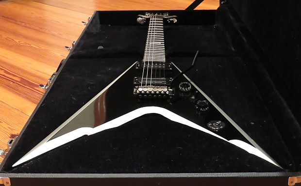Dean Dimebag Darrell Razorback Flying V Guitar OHSC Duncan