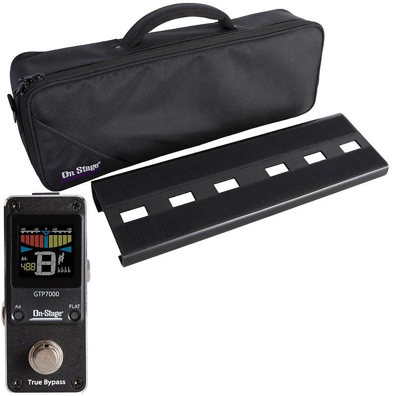 OnStage GPB2000 Pedal Board Plus Tuner Bundle Reverb