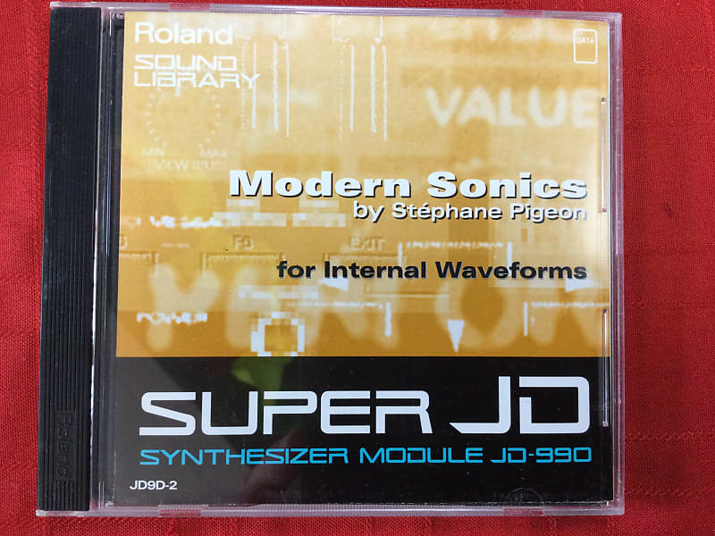 Roland Modern Sonics JD990 Synth Module Card JD9D2 Reverb