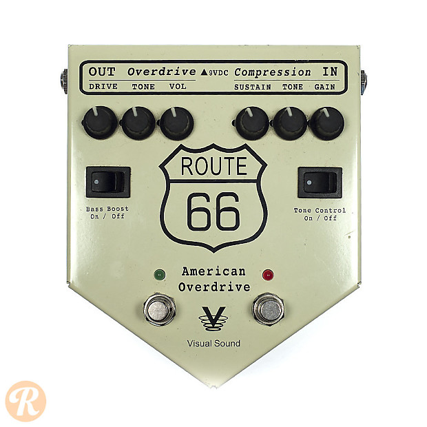 Visual Sound Route 66 Overdrive Compressor Pedal image 1