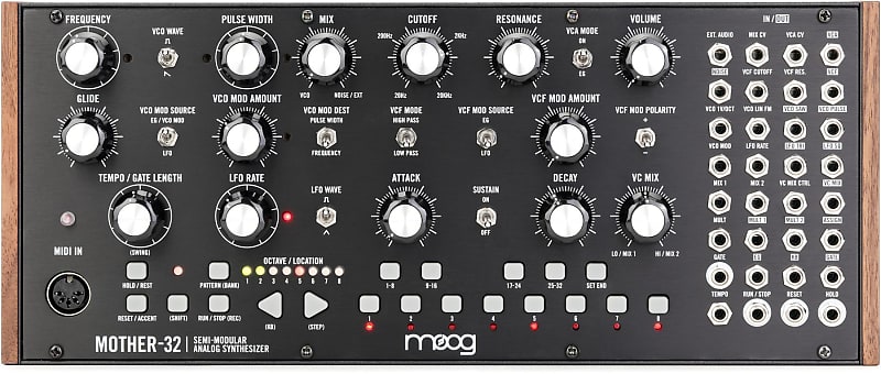 Moog Mother-32 Tabletop Semi-Modular Synthesizer | Reverb