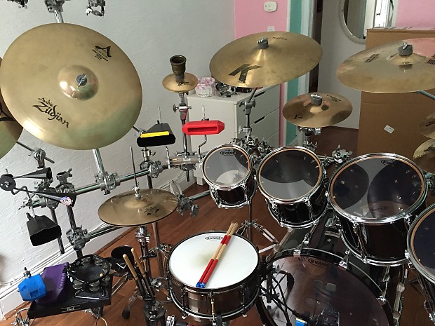 Carter Beauford Yamaha Recording Custom Zildjian replica A K Z LP DW