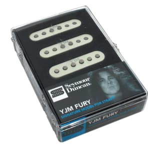 Seymour Duncan YJM Fury STK-S10 Single Coil Pickup Set (N/M/B) - White