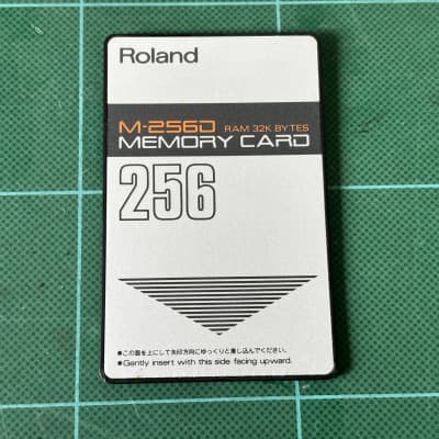 Roland M-256E Memory card RAM D50 JV JD “new Battery” | Reverb