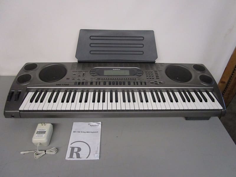 Radio Shack MD1700 76 Key Keyboard Reverb