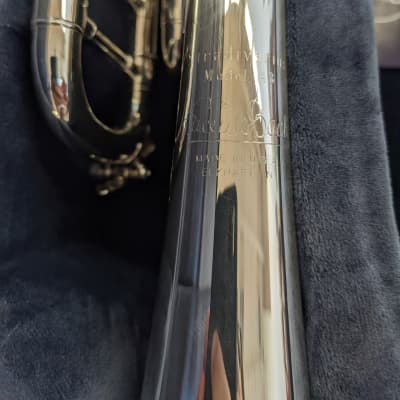 New Bach 180S-43 Silver Plated Professional Bb Trumpet; with Case, Mouthpiece image 5