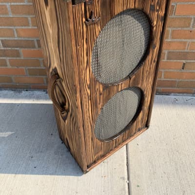 Harmonic Woodworks Crown Stuy Acoustics Burnout Cabinet 212, Vertical - Relic Walnut 2021 Custom image 1