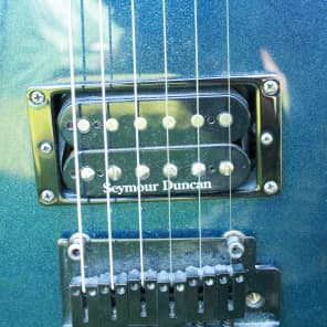 2004 Fender Showmaster Stratocaster Metallic Blue 24 Fret SD Loaded image 10