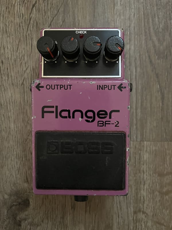 Boss BF-2 Flanger 1980-1984 (Black Label) Made In Japan | Reverb