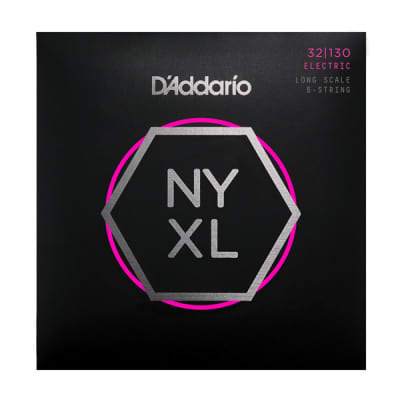 D'Addario NYXL 6-String Bass Guitar Strings gauges 32-130 image 1