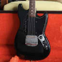 Vintage 1977 Fender Mustang in Piano Black w/Rosewood Board w/OHC Original Offset